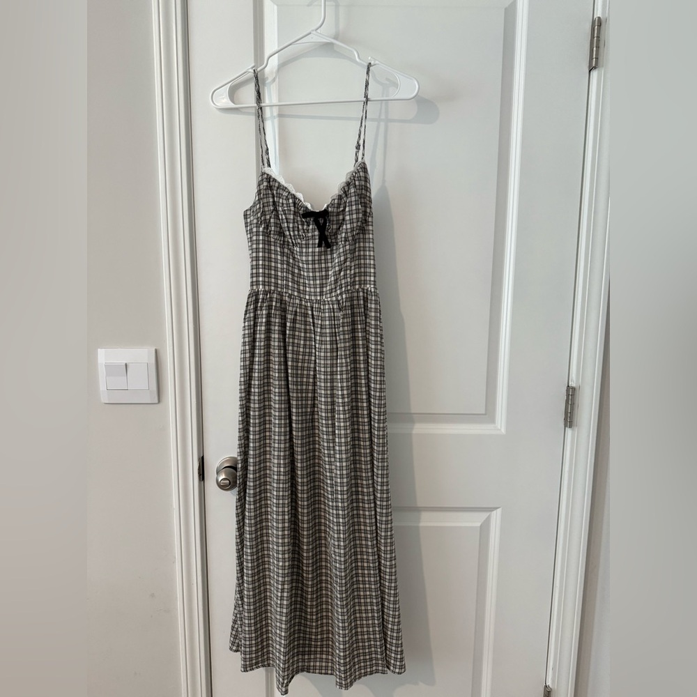 Black & White Plaid Dress